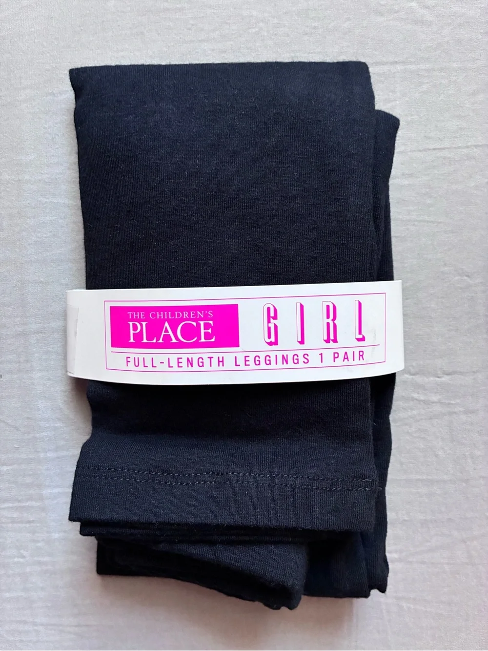 NEW The Children's Place Black Full-Length Girl Leggings